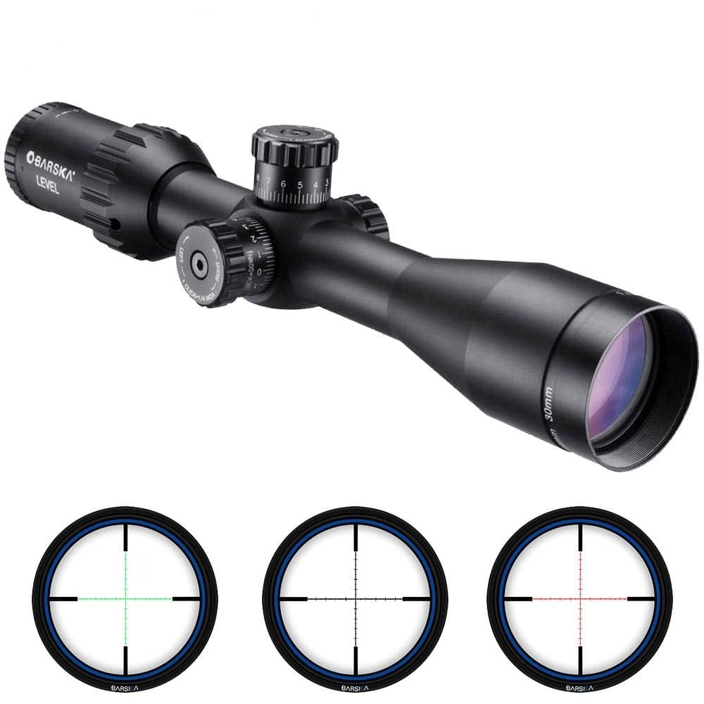 BARSKA LEVEL 1.5-6x 44mm IR MOA Rifle Scope Matte Black AC12780 - Home Supplies Mall