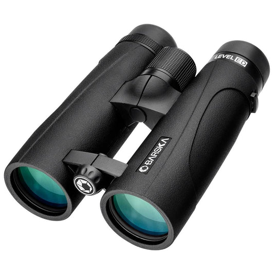 BARSKA 10x 42mm WP LEVEL ED Open Bridge Binoculars Black AB12804 - Home Supplies Mall