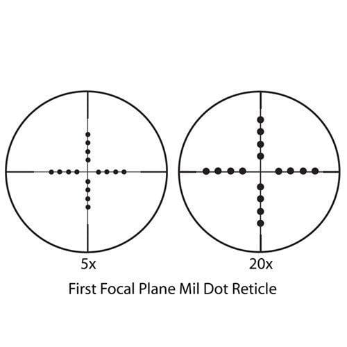 BARSKA 5-20x50mm Benchmark Long Range First Focal Plane Mil-Dot Rifle Scope by Barska AC11200 - Home Supplies Mall