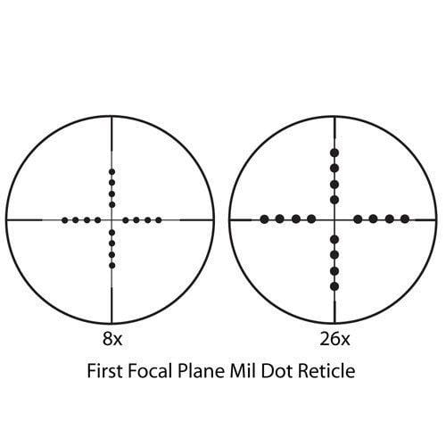 BARSKA 8-26x50mm Benchmark Long Range First Focal Plane Mil-Dot Rifle Scope by Barska AC11198 - Home Supplies Mall