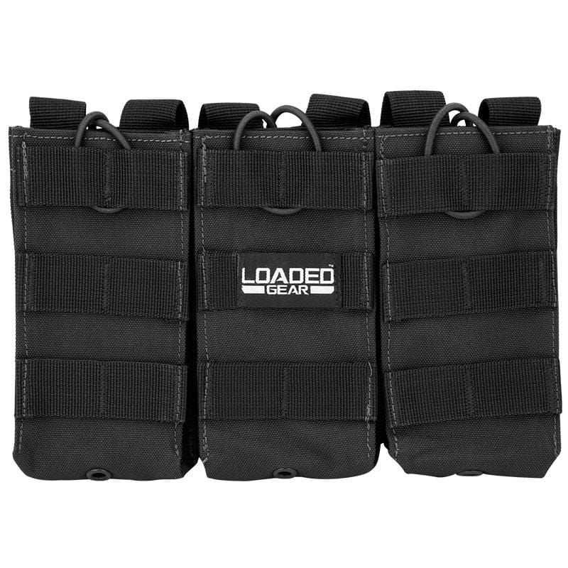 BARSKA Loaded Gear CX-200 Triple Magazine Pouch (Black) By Barska BI12246 - Home Supplies Mall