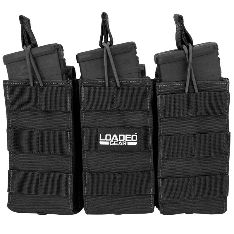 BARSKA Loaded Gear CX-200 Triple Magazine Pouch (Black) By Barska BI12246 - Home Supplies Mall