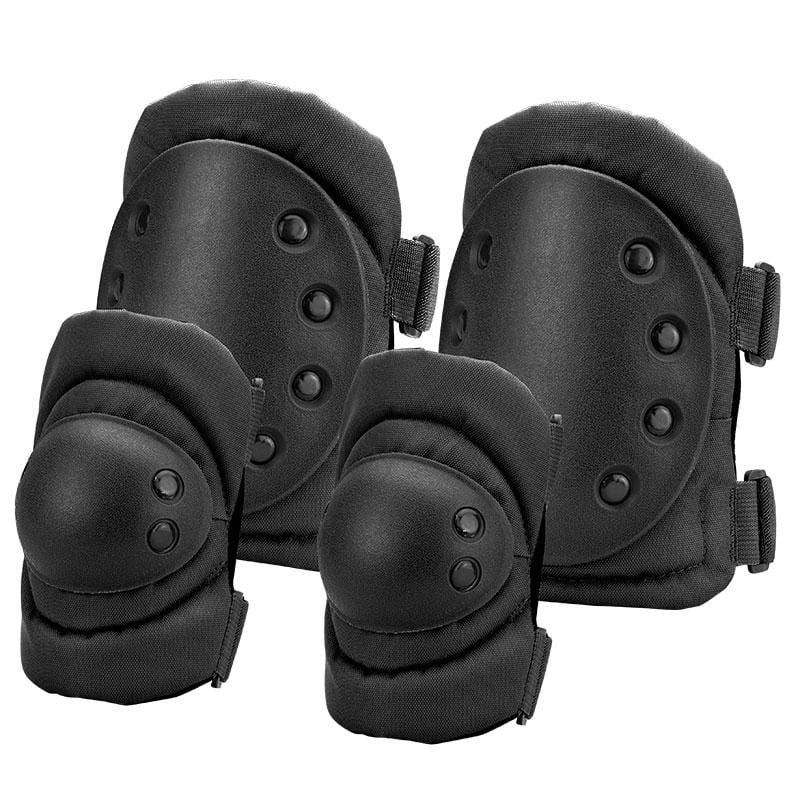 BARSKA Loaded Gear CX-400 Elbow and Knee Pads (Black) By Barska BI12250 - Home Supplies Mall