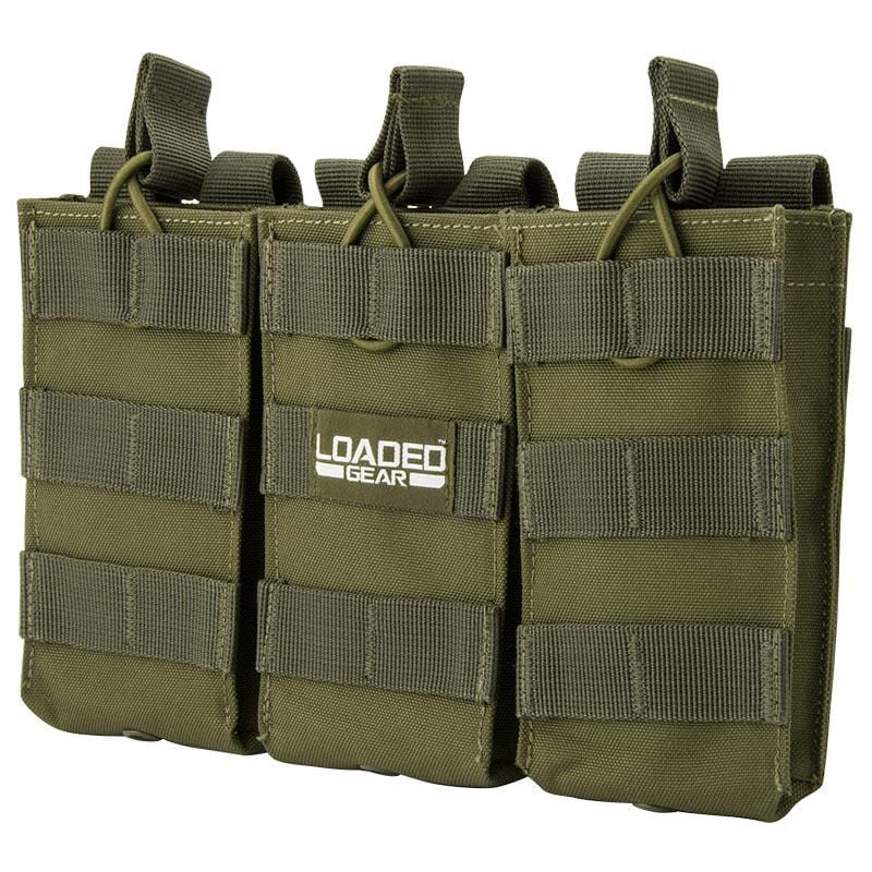 BARSKA Loaded Gear CX-200 Triple Magazine Pouch (OD Green) By Barska  BI12276 - Home Supplies Mall