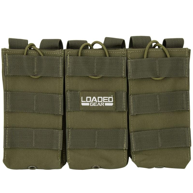 BARSKA Loaded Gear CX-200 Triple Magazine Pouch (OD Green) By Barska  BI12276 - Home Supplies Mall