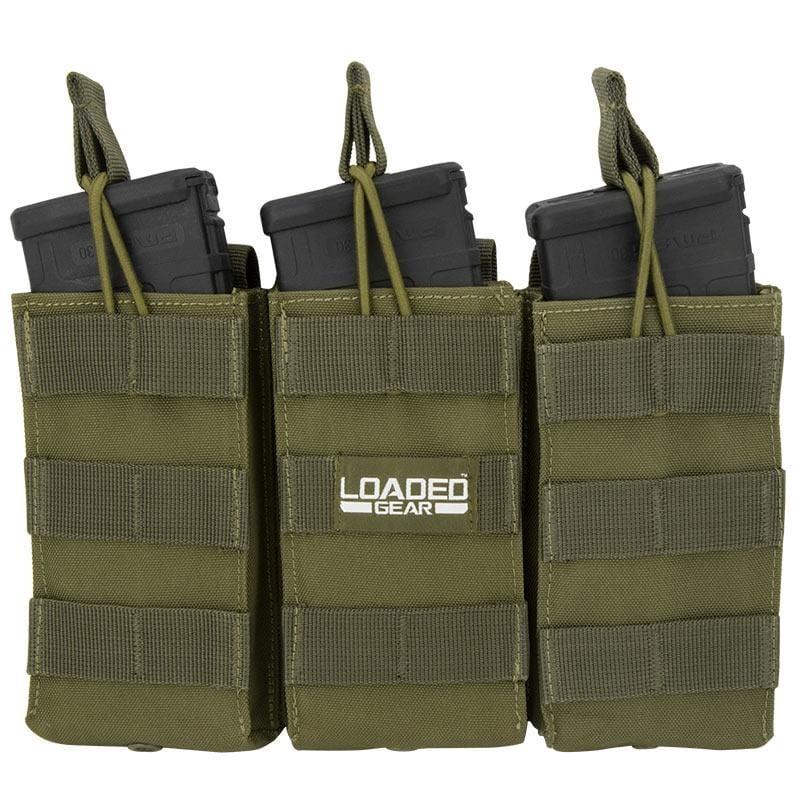 BARSKA Loaded Gear CX-200 Triple Magazine Pouch (OD Green) By Barska  BI12276 - Home Supplies Mall