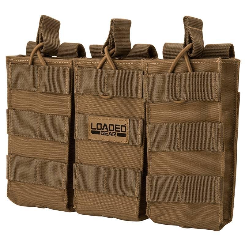 BARSKA Loaded Gear CX-200 Triple Magazine Pouch (Dark Earth) By Barska  BI12298 - Home Supplies Mall