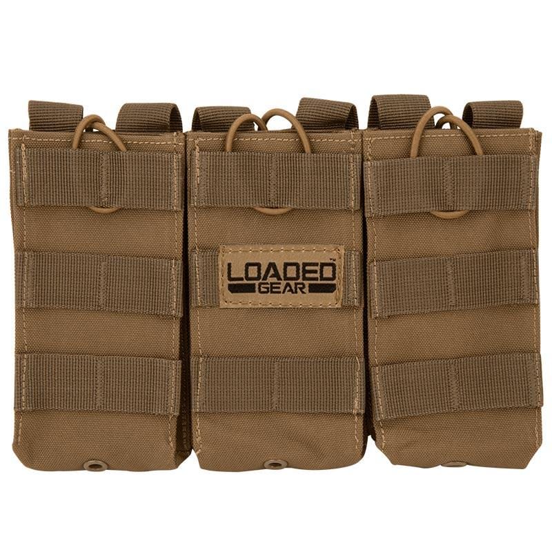 BARSKA Loaded Gear CX-200 Triple Magazine Pouch (Dark Earth) By Barska  BI12298 - Home Supplies Mall