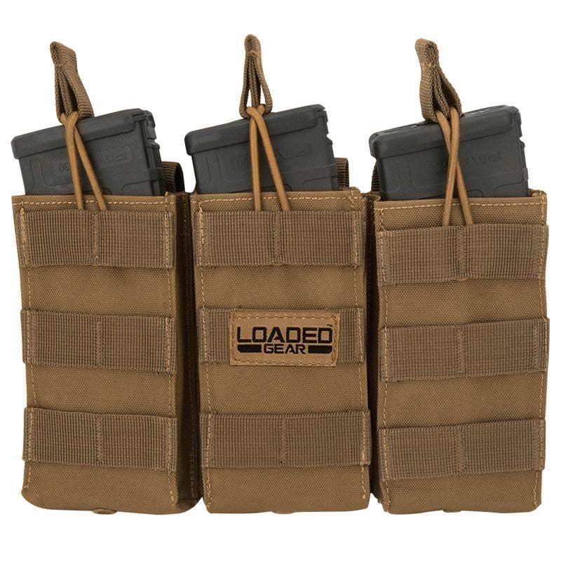 BARSKA Loaded Gear CX-200 Triple Magazine Pouch (Dark Earth) By Barska  BI12298 - Home Supplies Mall