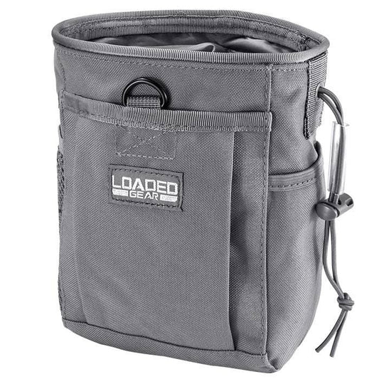 BARSKA Loaded Gear CX-700 Drawstring Dump Pouch (Gray) By Barska  BI12628 - Home Supplies Mall