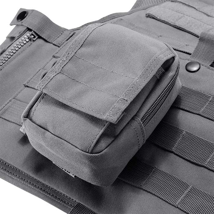 BARSKA Loaded Gear CX-800 Accessory Pouch (Gray) By Barska  BI12634 - Home Supplies Mall