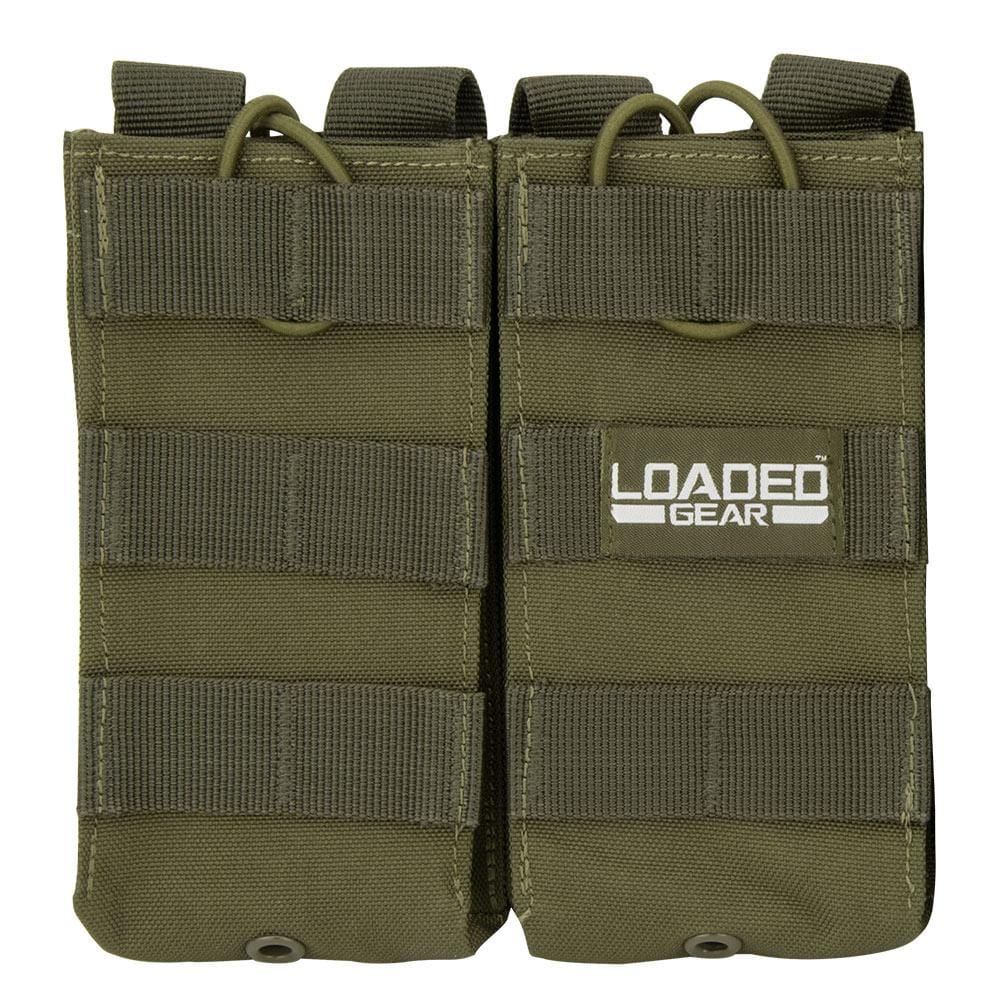 BARSKA Loaded Gear CX-850 Double Magazine Pouch (OD Green) By Barska  BI13004 - Home Supplies Mall