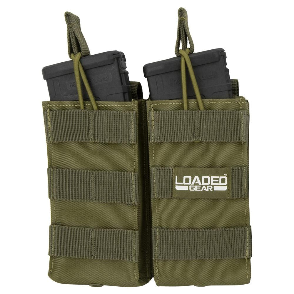 BARSKA Loaded Gear CX-850 Double Magazine Pouch (OD Green) By Barska  BI13004 - Home Supplies Mall