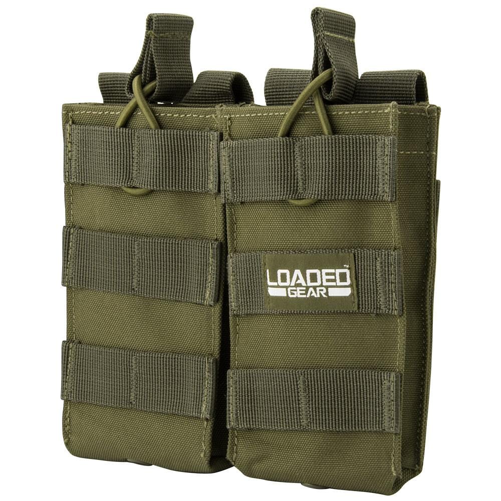 BARSKA Loaded Gear CX-850 Double Magazine Pouch (OD Green) By Barska  BI13004 - Home Supplies Mall