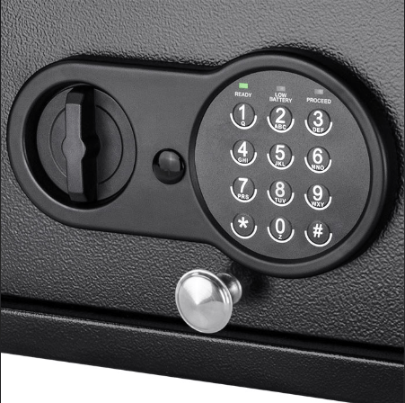 BARSKA AX12622 Top Open Keypad Safe Black - Home Supplies Mall