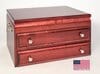 Presidential Super Flatware Chest, Solid 
American Hardwood with Rich Mahogany 
Finish,