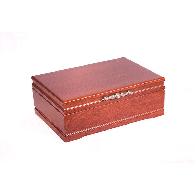 Sophistication Jewel Chest, Solid American 
Cherry Hardwood w/Heritage Cherry Finish.