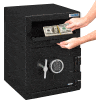 Hollon Depository Cash Safe Front Loading, 1 Door, Digital Lock, 14Wx14Dx20-1/4H B2015C - Home Supplies Mall