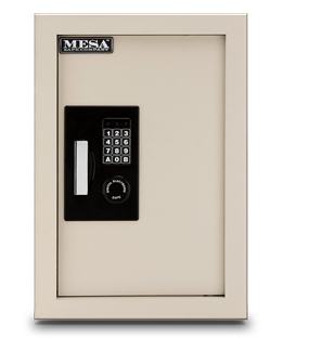 MESA's MAWS2113E adjustable wall safe Series Tan Wall Safe - Home Supplies Mall