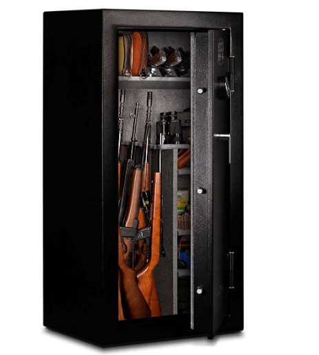 Mesa Safe 24-Gun Safe Mgl24-E With Electronic Lock, 1/2 Hour Fire - Home Supplies Mall