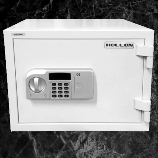 Hollon HS-360E 2 Hour Fire Proof Electronic Home Safe White - Home Supplies Mall