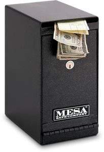 Mesa Safe Undercounter Safe Cabinet MUC1K Dual Key Lock, 6"W x 8-3/4"D x 12"H - Home Supplies Mall